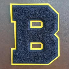 Chenille letter patch
